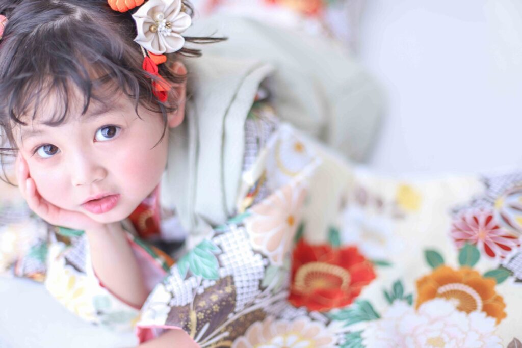 七五三(753)奈良市_フォトスタジオワタナベ(渡辺写真館)奈良本店_3歳女の子着物