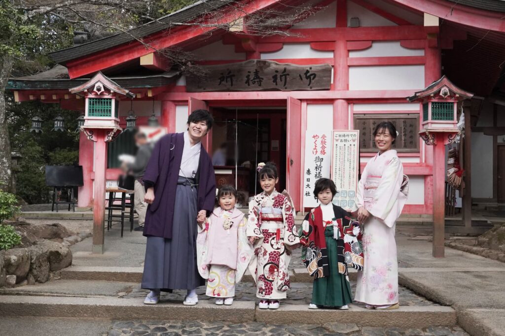 七五三(753)奈良市_フォトスタジオワタナベ(渡辺写真館)奈良本店_家族主張撮影