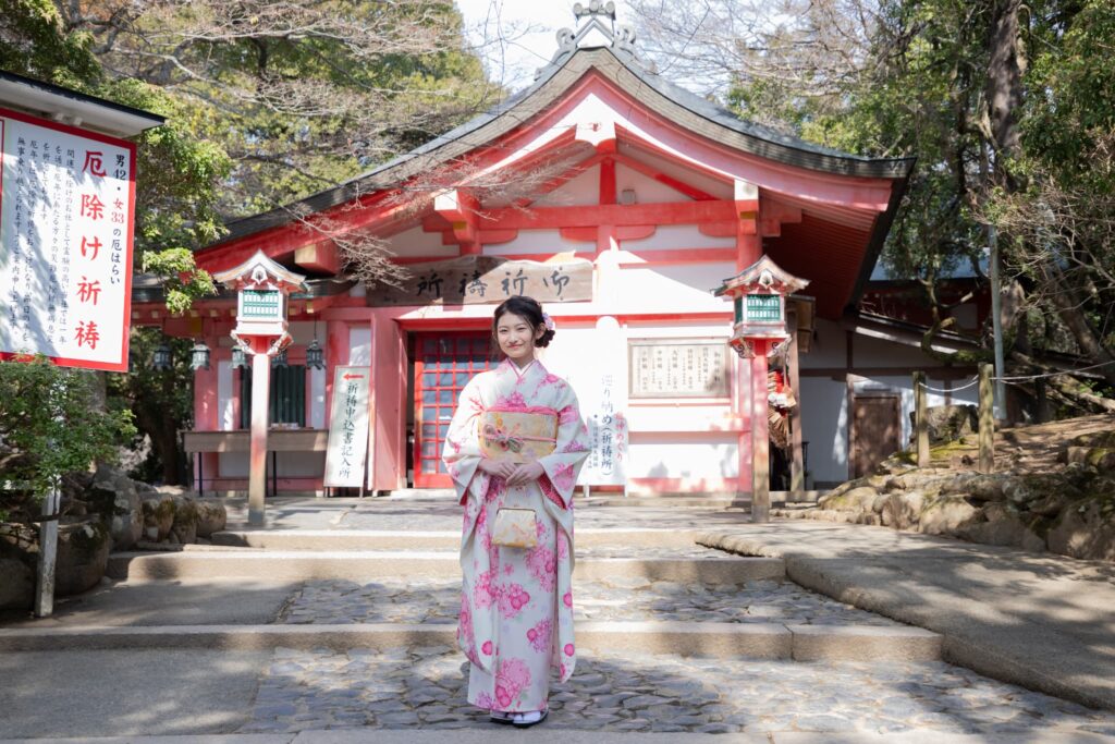 十三参り_出張撮影_奈良市_春日大社_ロケーション撮影_祈祷所前_フォトスタジオワタナベ(渡辺写真館)