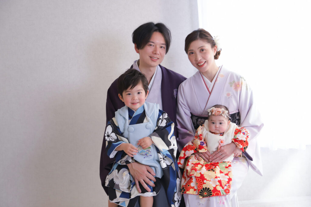 奈良市・大和郡山市・天理市_七五三ママ訪問着_七五三撮影_家族撮影